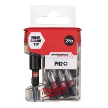 ShW Tube TicTac+MBH PH2 25mm 26pc (Bit Sets)