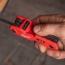 8pc Metric Folding Hex Key Set 8pc (Hex Keys) Tools & Maintenance