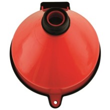 Oil Drum Funnel With Grill Red 250mm (Funnels) Tools & Maintenance
