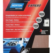 Norton Project Pack of 6 Preparation Sanding Sheets 63642541761 Type T