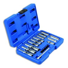 Thin Walled Glow Plug Socket Set 18 Piece (Glow Plug Tools) Tools & Maintenance