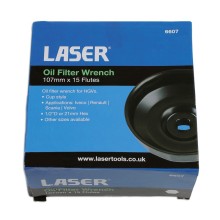 Oil Filter Wrench 107mm x 15 Flutes Tools & Maintenance