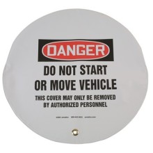 Steering Wheel Lockout Cover 440mm x 440mm (Prohibition Signs)