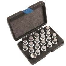 Locking Wheel Nut Key Set 20 Piece (Tyre & Wheel Tools) Tools & Maintenance