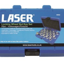 Locking Wheel Nut Key Set 20 Piece (Tyre & Wheel Tools) Tools & Maintenance