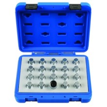 Locking Wheel Nut Key Set Vauxhall Opel 20pc (Tyre & Wheel Tools)