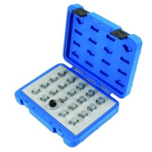 Locking Wheel Nut Key Set Vauxhall Opel 20pc (Tyre & Wheel Tools) Tools & Maintenance