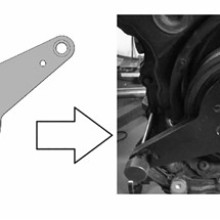 Vibration Damper Holding Tool 1.8 2.0 VAG (Timing Tool) Tools & Maintenance