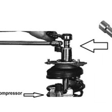 Front Strut Top Nut Wrench Holding Tool Volvo (Tyre & Wheel Tools) Tools & Maintenance