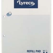 White A4 Refill Pads (Ruled Margin) Pack of 10 (Note Books & Pads)