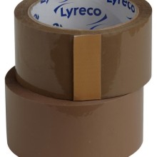 No Noise Packaging Tape Brown 50mm x 66m Pack of 6