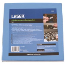 Clip Remover And Tungsten Tipped Scraper Set 5 piece (Panel Repair) Tools & Maintenance