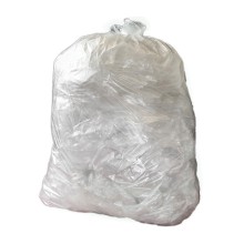 Clear 20 X 38 X 45 Inch 140 Litre Extra Heavy Duty+ Compactor Sack Pack of 100 (Bags)
