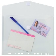 A4 Envelope Punched Pockets Clear Bag of 5 (Folders & Files)