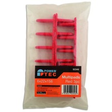 Multipads Red 6 x 23mm Pack Of 3 (Consumables) Tools & Maintenance