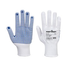 A110 - Grip 13 PVC Dotted Glove White/Blue PORTWEST A111WBRXXL