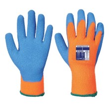 Cold Grip Gloves Orange Blue (Cold Protection Gloves) Size XXL
