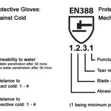 Cold Grip Gloves Orange Blue (Cold Protection Gloves) Size XXL Tools & Maintenance