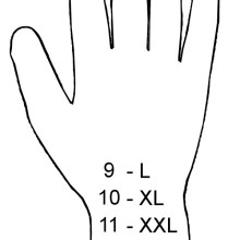 Arctic Winter Gloves Black (Cold Protection Gloves) Size L Tools & Maintenance