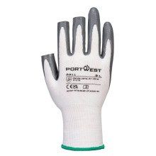 Grip 13 Nitrile 3 Fingerless Glove (Pk12) (Grip Gloves) Tools & Maintenance