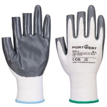 Grip 13 Nitrile 3 Fingerless Glove (Pk12) (Grip Gloves)