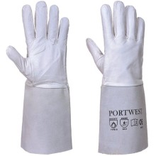 Premium Tig Welding Gauntlet Grey (Welding Gauntlets) Size XL