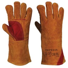 Reinforced Welding Gauntlets Brown X Large Tools & Maintenance