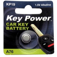 Key Power Coin Cell Battery A76 - Alkaline 1.5V - Box of 10 KEYPOWER A