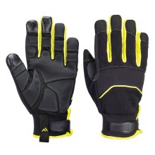 Needlle Resistant Glove Black Yellow (Needle Resistant Gloves) Size XL