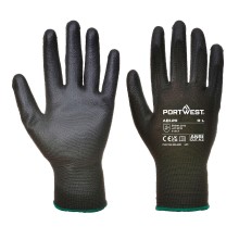 Portwest PU Black Palm Glove - 12 Pack PORTWEST AB129BKRM