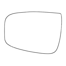 APEC Replacement Stick-On Standard Vehicle Mirror Glass LHS APEC AMS27