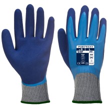 Liquid Pro High Risk Cut Gloves Blue (Grip Gloves) Size XS