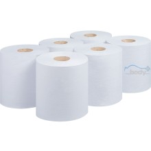 2 ply White Centrefeed 125m x 185mm (Centrefeed Roll)