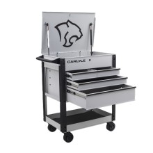 Deluxe 4 Drawer Cart Gritty Grey CARLYLE HAND TOOLS C4DRCARTGG Tools & Maintenance