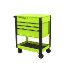 Deluxe 4 Drawer Cart Venom Green CARLYLE HAND TOOLS C4DRCARTVG Tools & Maintenance