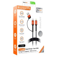 2 Metre Type C to Lightning Cable (Sundries Phone Connectivity) Tools & Maintenance