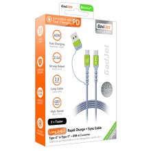 GadJetÂ USB C Cable Includes USB-A Adaptor GADJET CA48 Tools & Maintenance