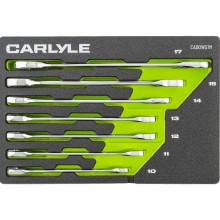 7 PC Metric Double Open End Angle Wrench Set CARLYLE HAND TOOLS CADOWS
