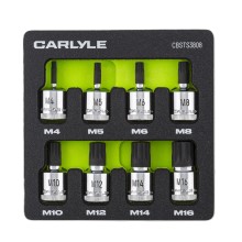 8PC 3 8DR MULTISPLINE BIT SCKT SET Bit Sets