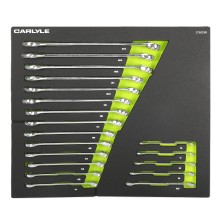 19 PC Metric 12 PT Combination Wrench Set Spanners Sets