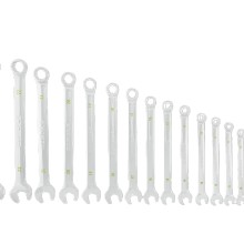 19 PC Metric 12 PT Long Combination Wrench Set Spanners Sets Tools & Maintenance