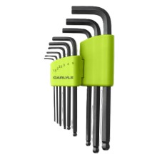 9 PC LONG MAG HEX BALL KEY METRIC