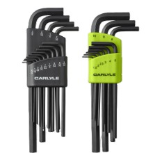 22 PC LONG HEX KEY SET SAE METRIC