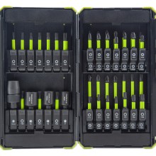 42 PC 1 4in Hex Impact Bit Set with Holder Bit Sets