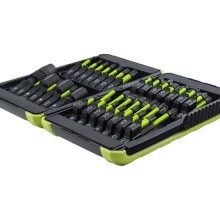 42 PC 1 4in Hex Impact Bit Set with Holder Bit Sets Tools & Maintenance