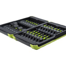 42 PC 1 4in Hex Impact Bit Set with Holder Bit Sets Tools & Maintenance