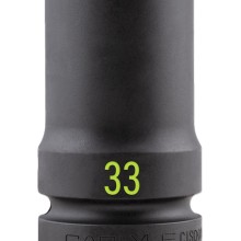 1DR DEEP 6PT IMPACT SOCKET 33MM Impact Sockets