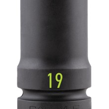 3 4DR DEEP 6PT IMPACT SOCKET 19MM Impact Sockets