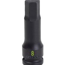 1/2DR 8MM HEX 78MM LONG IMPACT SOCKET CARLYLE HAND TOOLS CISH1208M