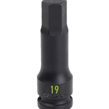 1/2DR 19MM HEX 78MM LONG IMPACT SOCKET CARLYLE HAND TOOLS CISH1219M